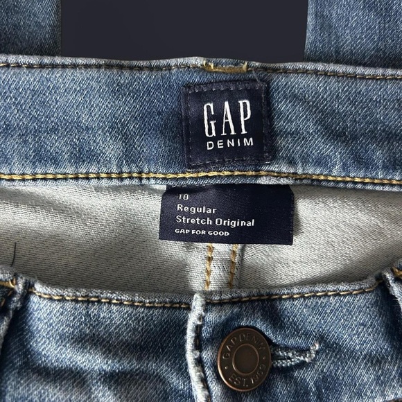 Gap Kids Size 10 Soft Stretch Denim – Adjustable Waist, Straight Leg - Picture 4 of 6